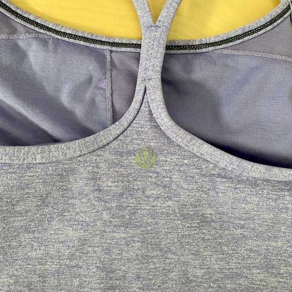 Purple Y Lululemon workout tank top - Picture 3 of 4